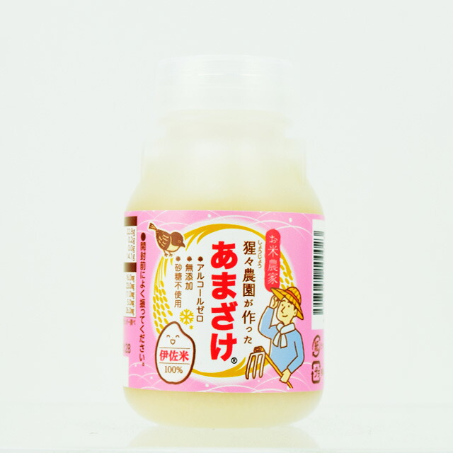 猩々農園　お米農家の100％自家製伊佐のお米で作ったあまざけ　160g×6本　6箱（36本）　ノンアルコール　甘酒　無添加　　メーカー直送　同梱不可代引不可送料無料 お中元 ギフト プレゼント 御中元 記念日 内祝い お歳暮