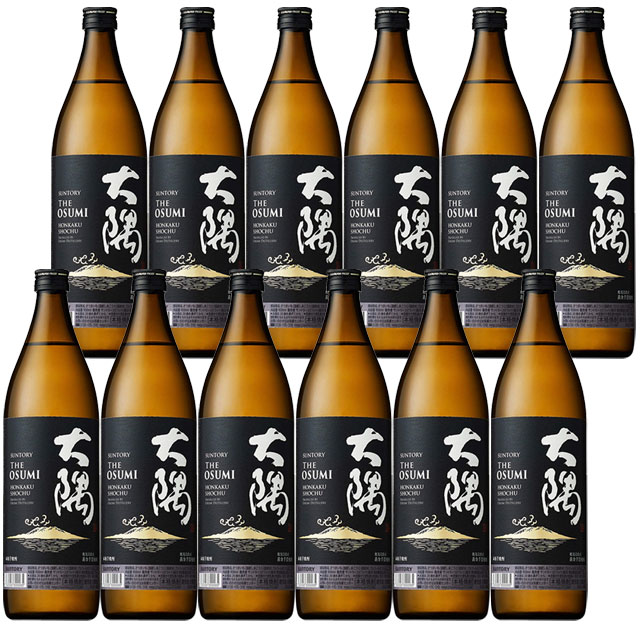 サントリー芋焼酎　大隅900ml×12本セット　新品未開封段ボール箱入り 焼酎｜サントリー 本格焼酎 大隅 OSUMI 芋 25度 瓶 芋焼酎 900ml