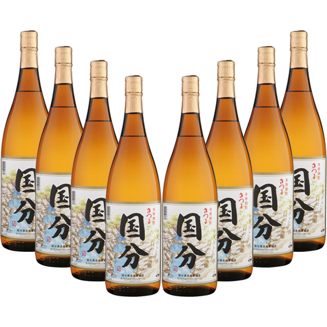 さつま国分 25度 1800ml×8本 芋焼酎 国分酒造※北海道・東北エリアは別途運賃が1000円発生します。