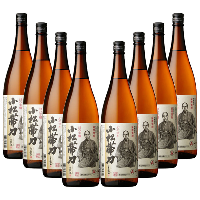 鹿児島限定ラベル 小松帯刀 25度 1800ml×8本 芋焼酎 吹上焼酎※北海道・東北エリアは別途運賃が1000円発生します。