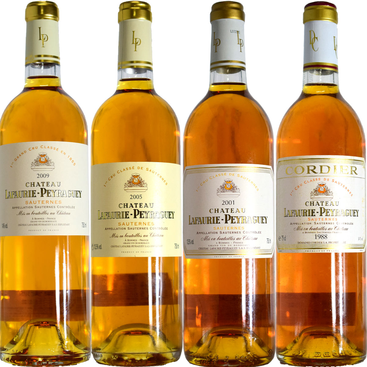 【楽天市場】シャトー・ラフォリ・ペイラゲ 当たり年・垂直試飲セット 750ml4本 1988 2001 2005 2009:オーリック