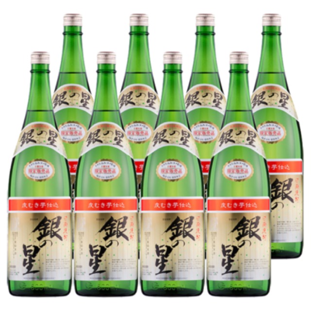 甕仕込･甕貯蔵 銀の星 25度 1800ml×8本 芋焼酎 宮田本店 宮崎※北海道･東北エリアは、別途運賃が1000円発生します。