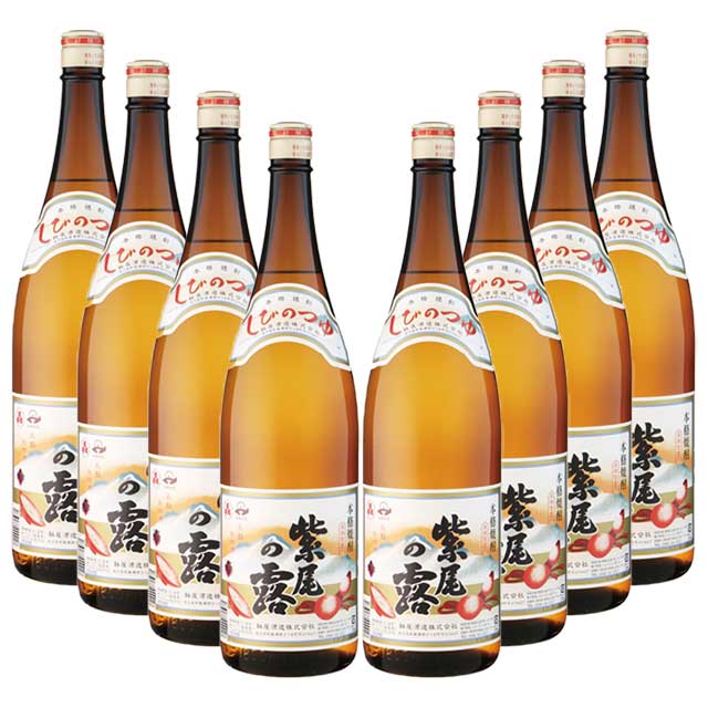 紫尾の露 25度 1800ml×8本 芋焼酎 軸屋酒造※北海道・東北エリアは別途運賃が1000円発生します。
