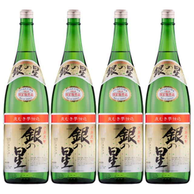 甕仕込・甕貯蔵 銀の星 25度 1800ml×4本 芋焼酎 宮田本店 宮崎※北海道・東北エリアは、別途運賃が1000円発生します。|オーリック