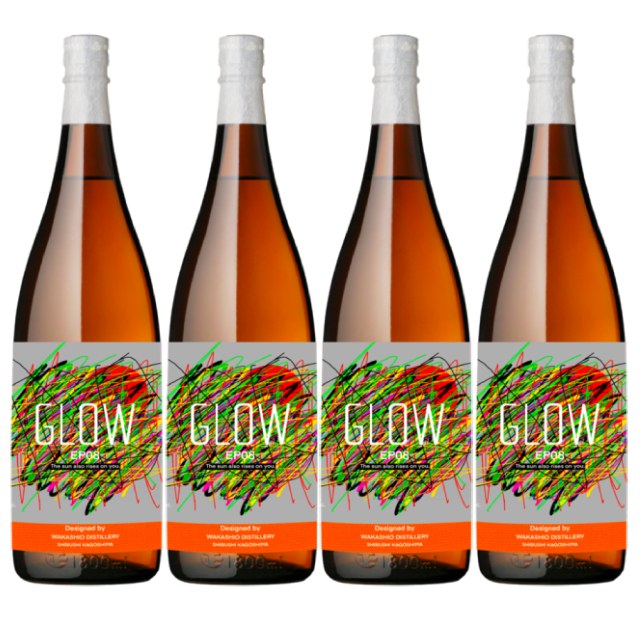 GLOW EP08 The sun also rises on you 25度 1800ml&times;4本 芋焼酎 若潮酒造※北海道･東北エリアは別途運賃が1000円発生します。｜オーリック 12,628円
