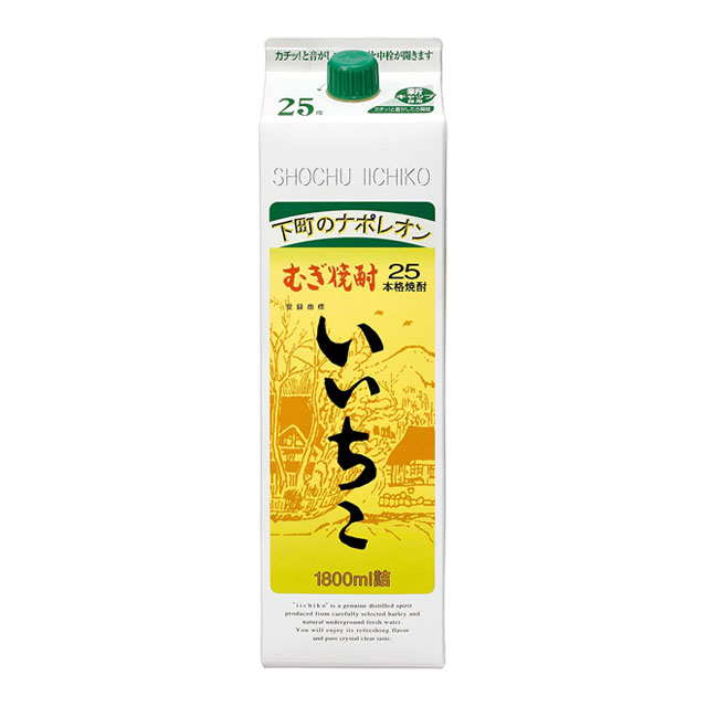 新品?正規品 いいちこ 25度 パック 1800ml×12本 麦焼酎 ケース 三和酒類 fucoa.cl