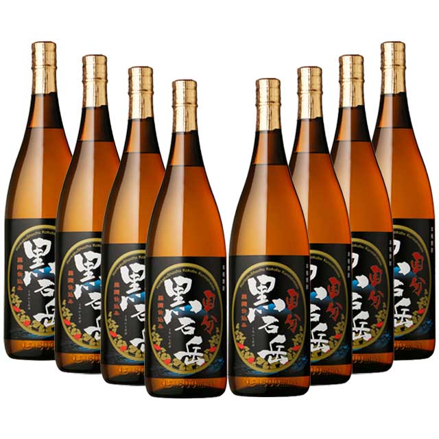 黒石岳 25度 1800ml×8本 芋焼酎 国分酒造※北海道・東北エリアは別途運賃が1000円発生します。