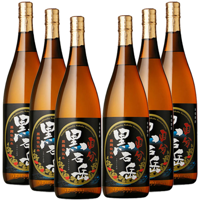 黒石岳 25度 1800ml×6本 芋焼酎 国分酒造※北海道・東北エリアは別途運賃が1000円発生します。