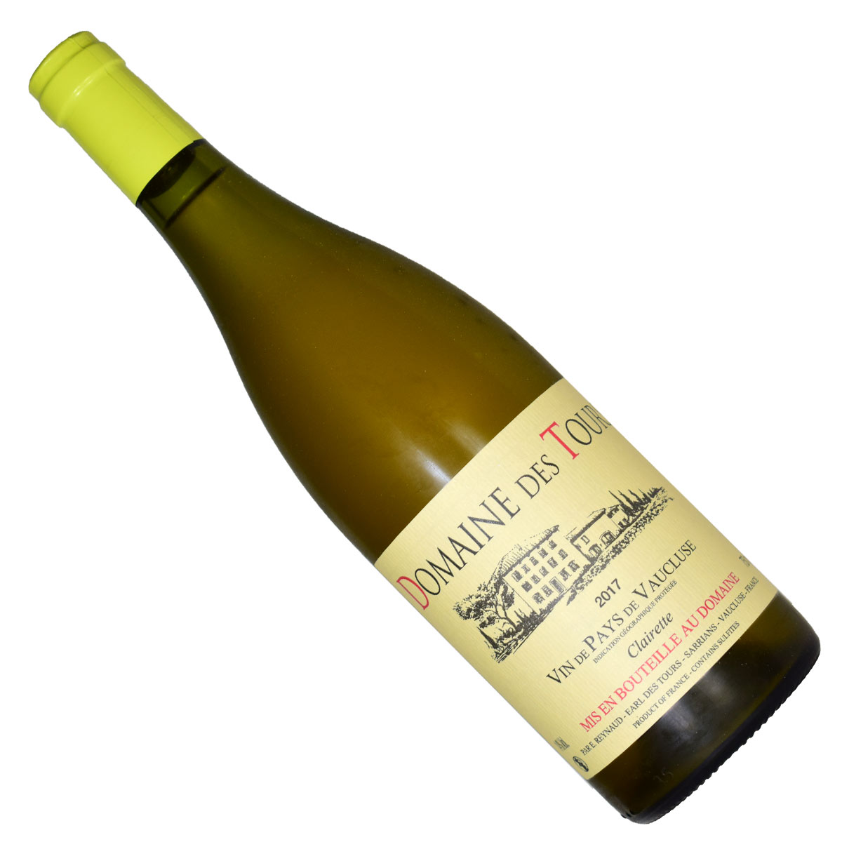 ドメーヌ・デ・トゥール IGP ヴォークリューズ 白 クレレットブラン 2017（平成29年）750ml白Chateau DES TOURS DOMAINE DES TOURS IGP VAUCLUSE BLANC