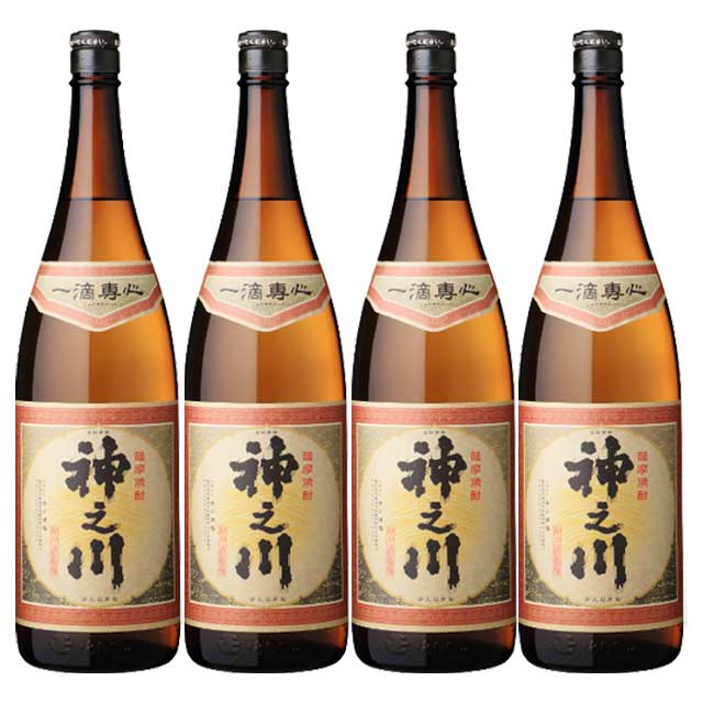 神之川(かんのかわ) 25度 1800ml×4本 芋焼酎 神川酒造※北海道・東北エリアは別途運賃が1000円発生します。