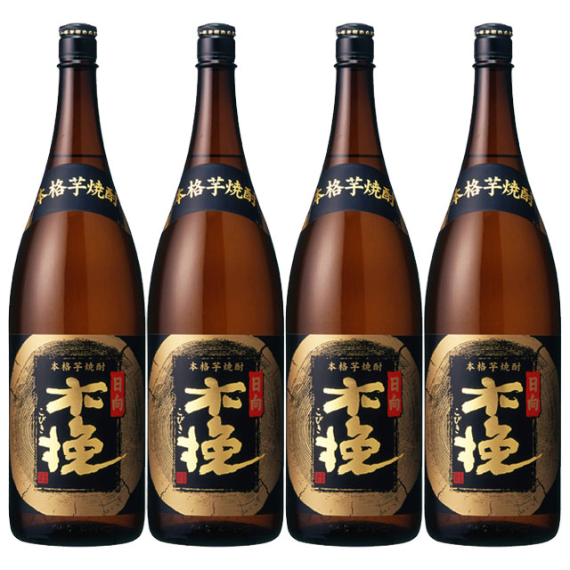 日向木挽(ひゅうがこびき) 黒 20度 1800ml×4本 芋焼酎 雲海酒造※北海道･東北エリアは別途運賃が1000円発生します。