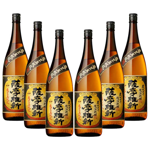 鹿児島限定 薩摩維新 25度 1800ml×6本セット 芋焼酎 小正醸造 ケース買い※北海道・東北地区は、別途送料1000円が発生します。
