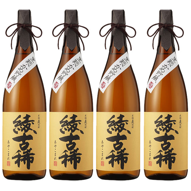 甕貯蔵 綾古稀(あやこまれ) 25度 1800ml&times;4本 麦焼酎 雲海酒造※北海道･東北エリアは別途運賃が1000円発生します。｜オーリック