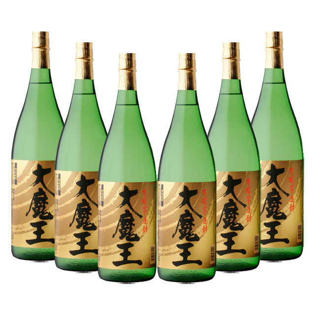 大魔王 黄麹仕込み 25度 1800ml×6本セット 芋焼酎 濱田酒造 ケース買い※北海道・東北エリアは別途運賃が1000円発生します。