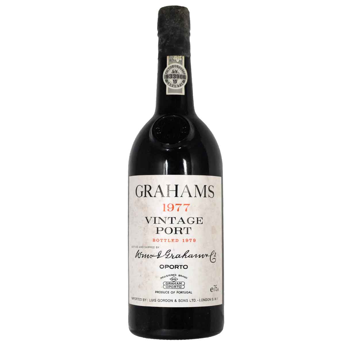 ［1977］［ビンテージ・ポート］750ml グラハム （瓶詰1979年）ポルトガルGraham's Vintage Port｜オーリック