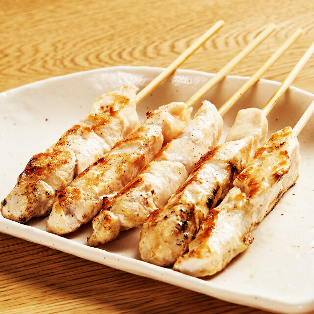 カノミ　むね　25g　10本入×8パック　　送料無料 産地直送 同梱・代引不可　九州産鶏肉 鶏串 焼き鳥