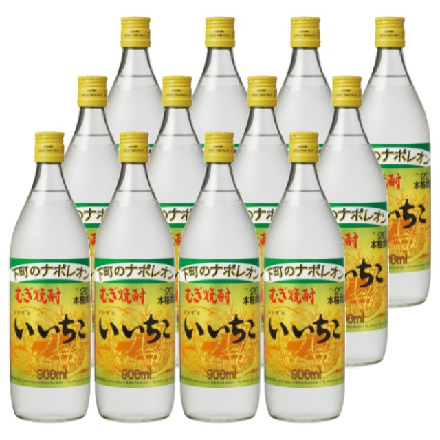 いいちこ 麦 20度 900ml×12本 麦焼酎 三和酒類 大分県※北海道・東北エリアは別途運賃が1000円発生します。|オーリック