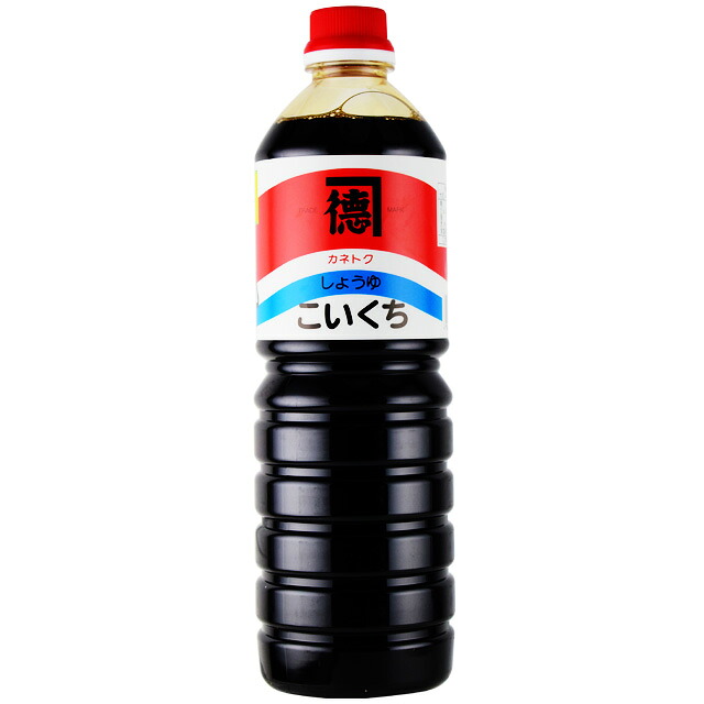 送料無料　カネトク醤油　こいくちしょうゆ　1000ml&times;15本　　佐賀屋醸造 　濃口醤油　鹿児島あまくち醤油　産地直送　代金引換不可　同梱不可｜オーリック