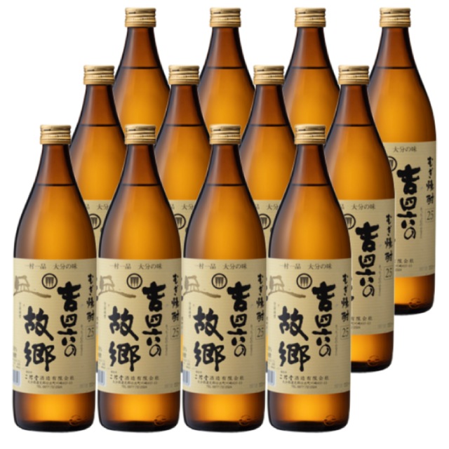 大分むぎ焼酎 二階堂 吉四六（きっちょむ）『壺』6本 麦焼酎 楽天市場】【大分麦焼酎】二階堂酒造 陶器壺 ギフト『 むぎ焼酎