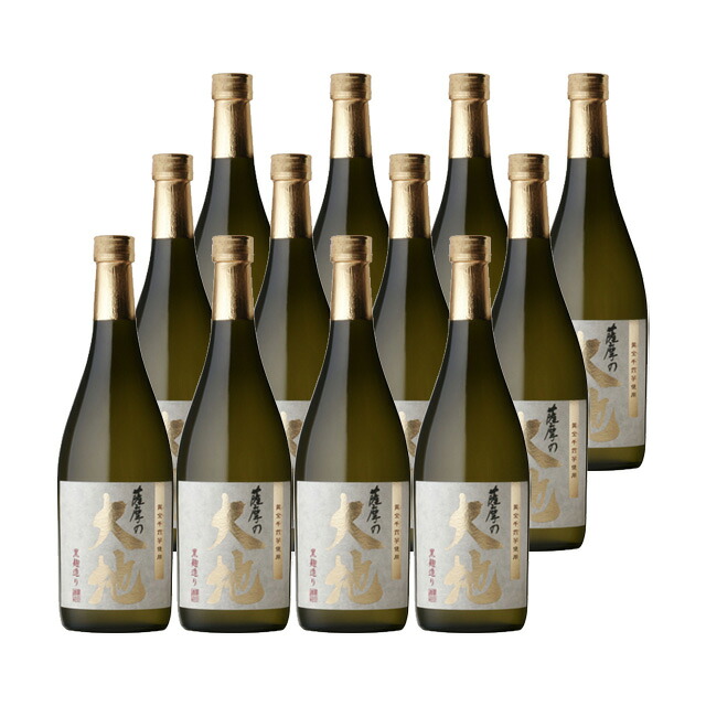 薩摩の大地 25度 720ml&times;12本 芋焼酎 濱田酒造※北海道･東北エリアは別途運賃が1000円発生します。｜オーリック