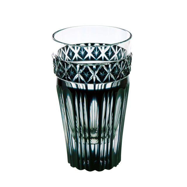 希少 新品 165000円 薩摩切子 黒色 切子ワイングラス クリスタル ワイングラス｜薩摩黒切子 | 薩摩切子 | satuma ｜BECOS