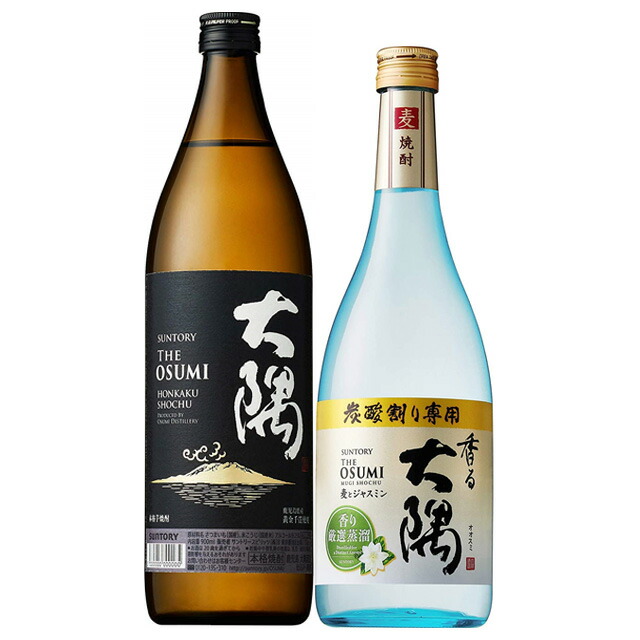 サントリー - サントリー芋焼酎　大隅900ml×12本セット　新品未開封段ボール箱入り 楽天市場】サントリー 本格芋焼酎 大隅（OSUMI）900ml瓶×1ケース