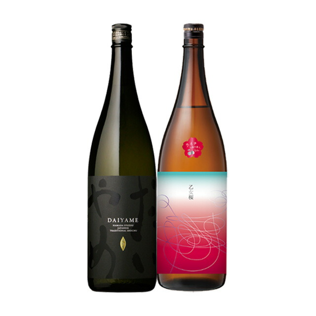 だいやめ･乙女桜 25度 1800ml×各1本 芋焼酎※北海道・東北エリアは別途運賃が1000円発生します。