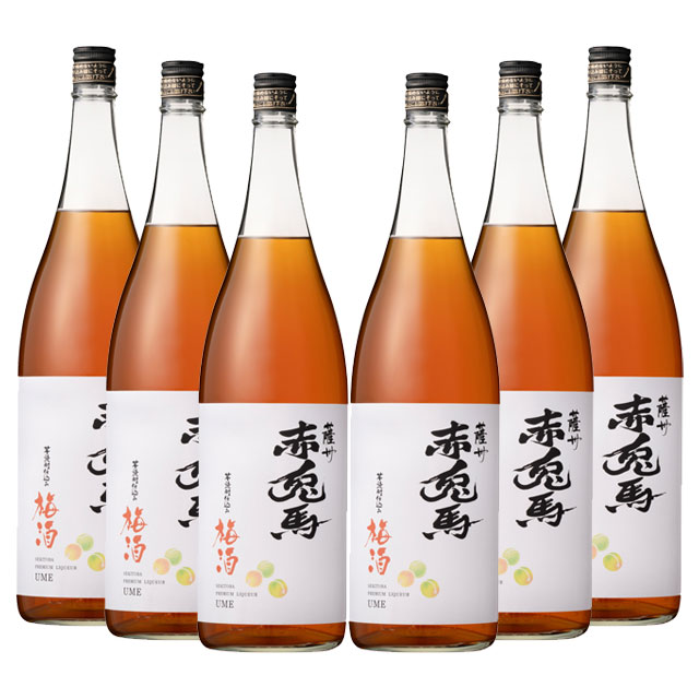 赤兎馬梅酒(せきとば) 14度 1800ml×6本 リキュール 薩洲濱田屋伝兵衛 ※北海道・東北エリアは別途運賃が1000円発生します。|オーリック
