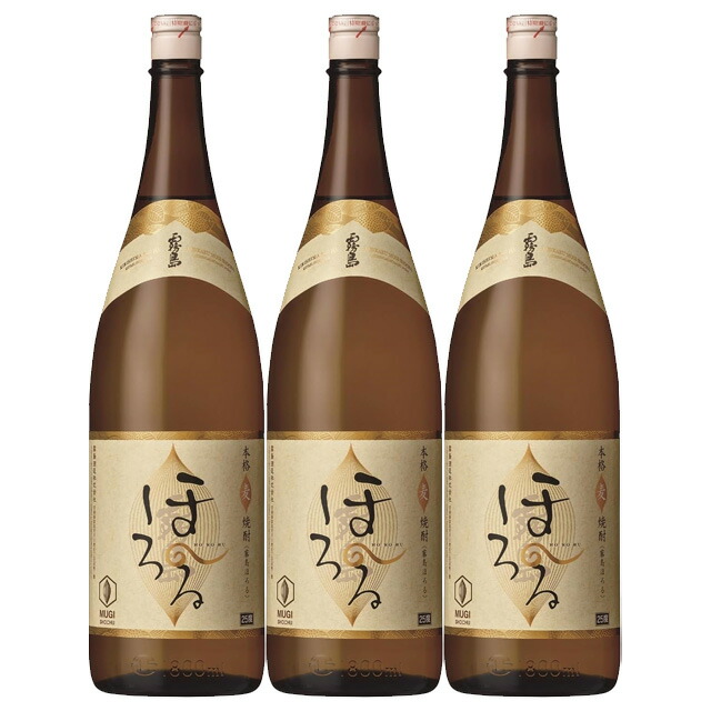 霧島　焼酎　180ml×6本入 楽天市場】霧島酒造 霧島 焼酎 麦焼酎 ほろる 1800ml 6本