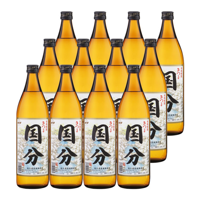 さつま国分 25度 900ml×12本 芋焼酎 国分酒造 ケース買い※北海道・東北エリアは別途運賃が1000円発生します。