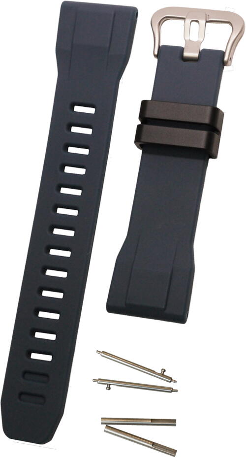 美品✨CASIO PROTREK PRW-3000 ベルトは黒に近いグレー PRO TREK カシオ 純正 プロトレック ベルト バンド 交換 PRW