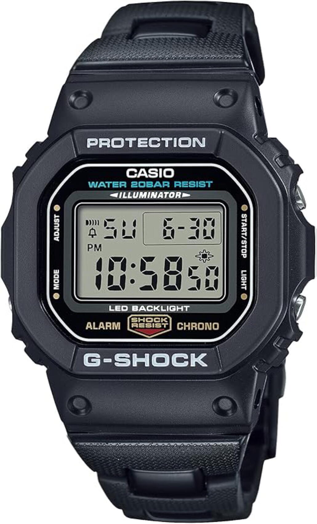 カシオ DW-5600UE メタルコアバンド装着 カスタムモデル