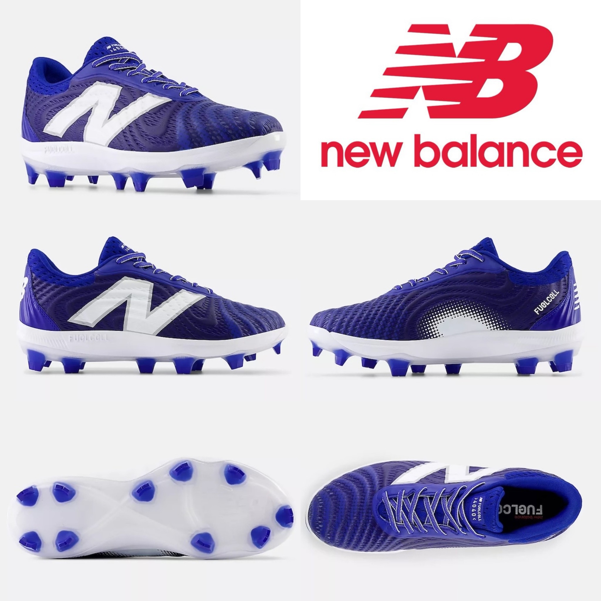 [新品]28cm NEW BALANCE PL4040N6 野球スパイク 紺 New Balance ニューバランス 野球 スパイク FuelCell X 4040 v7