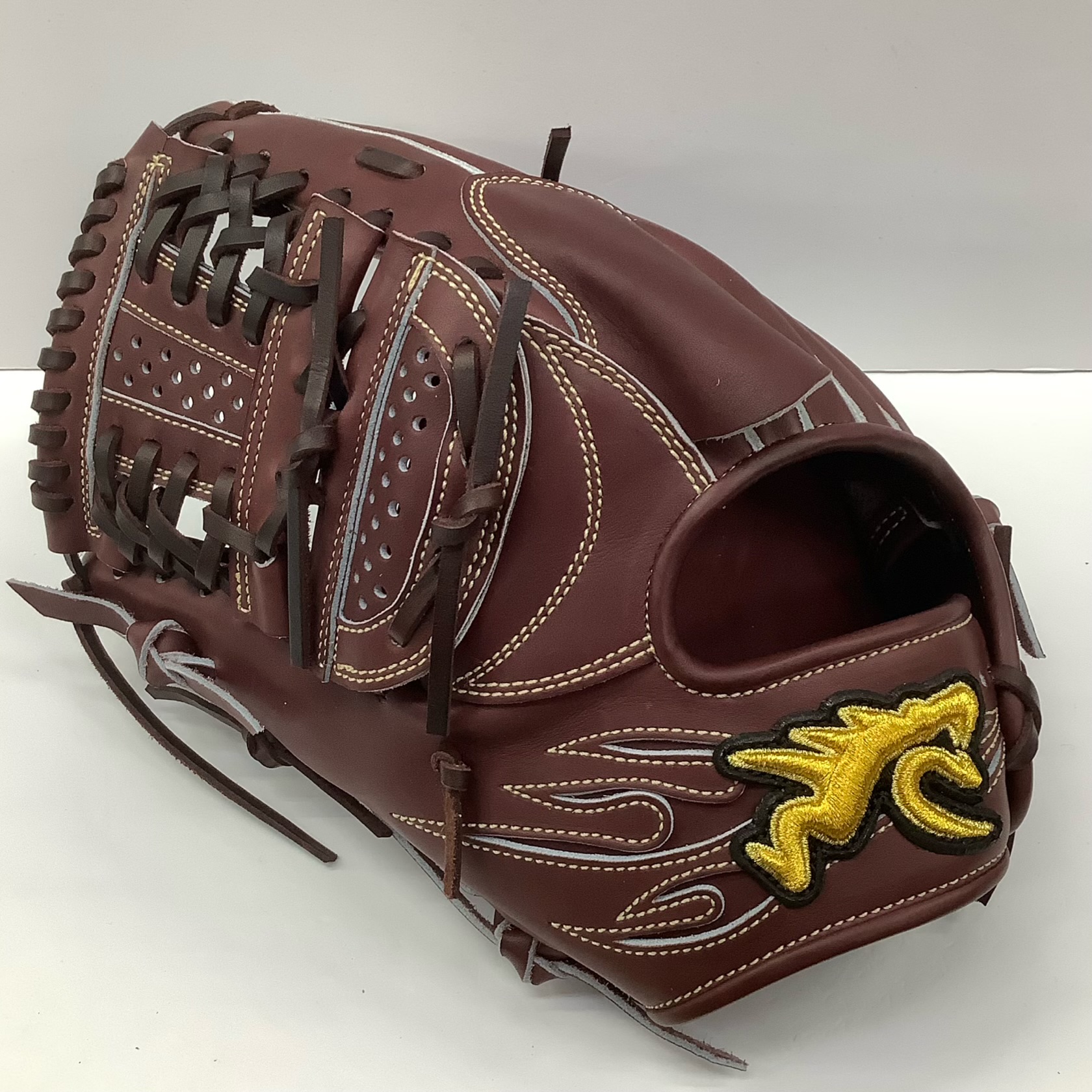 楽天市場】RYU 硬式投手用 KAN型 ワインブラウン 左投げ【型付け、送料