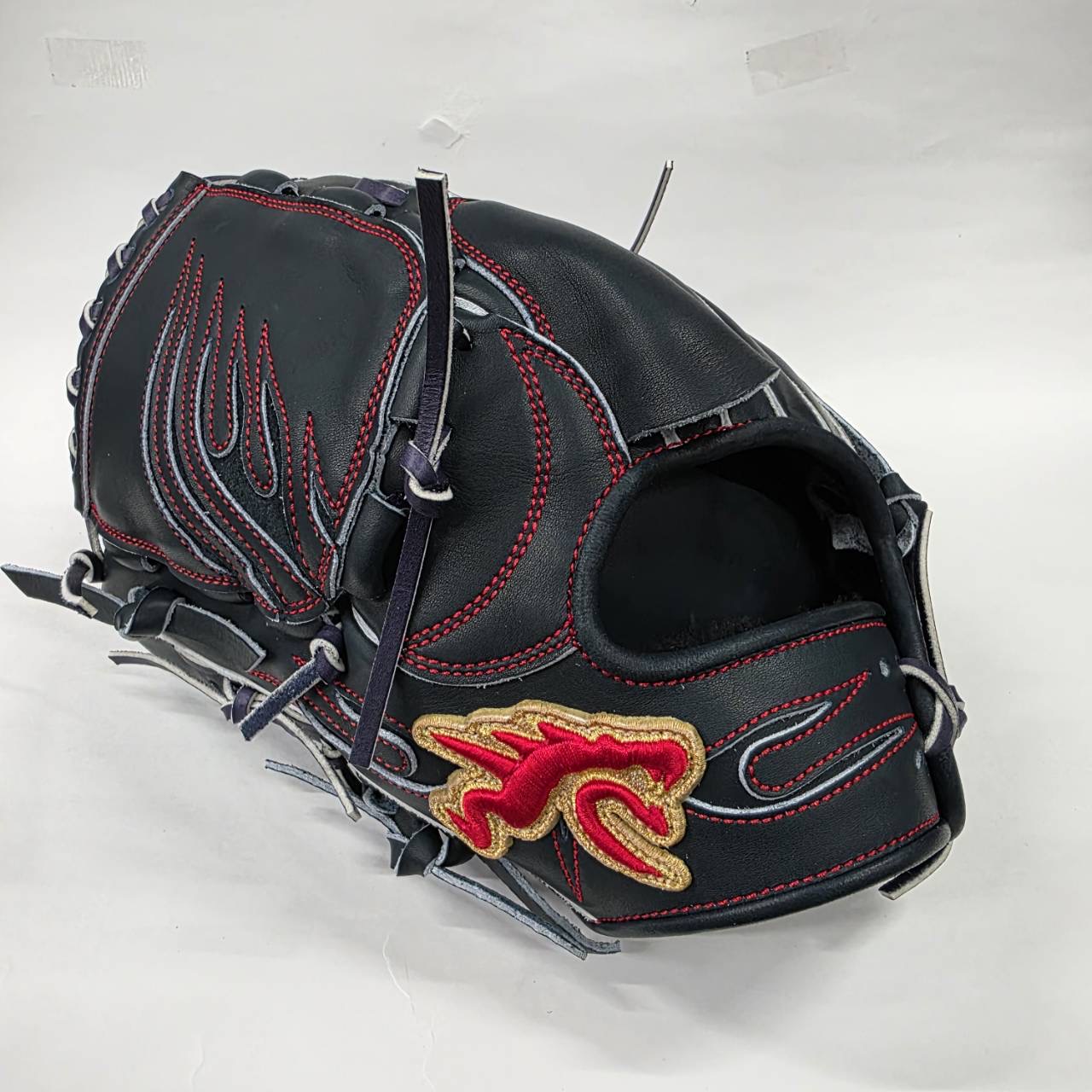 GLOVE STUDIO RYU  硬式用グローヴ RYU-103 ピッチャー用 M黒いこと ベイスボール 上級高等学校ベイスボール 貨物輸送無料