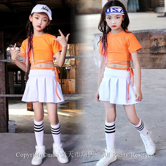 楽天市場】ランキング1位受賞｜オレンジ ダンス Tシャツ フリーツ