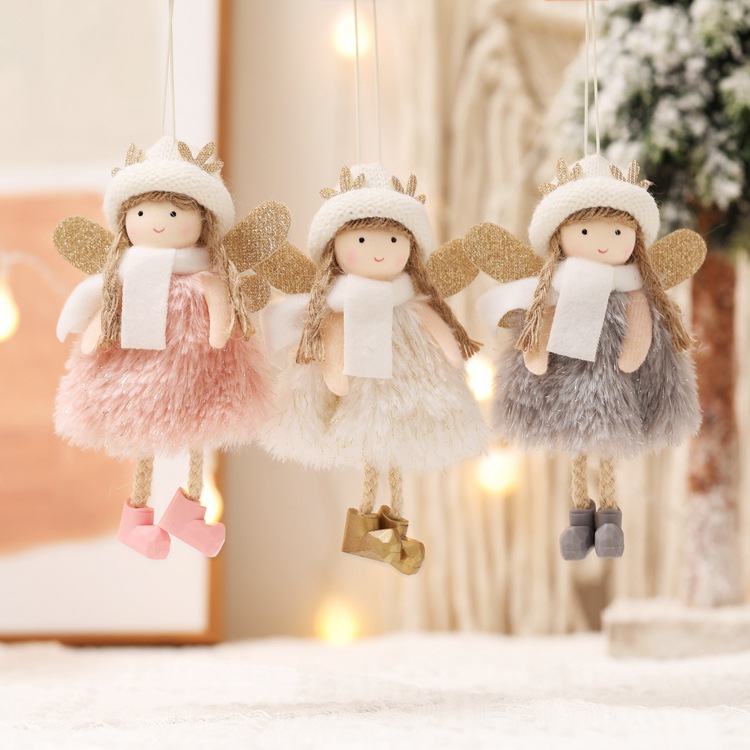 クリスマスファー付きぬいぐるみ Amazon.com: KINREX Christmas Stuffed Animal – White Santa