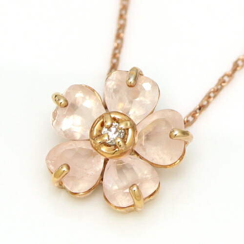 楽天市場】桜 ネックレス 18K【あす楽対応】K18 18金 レディース 