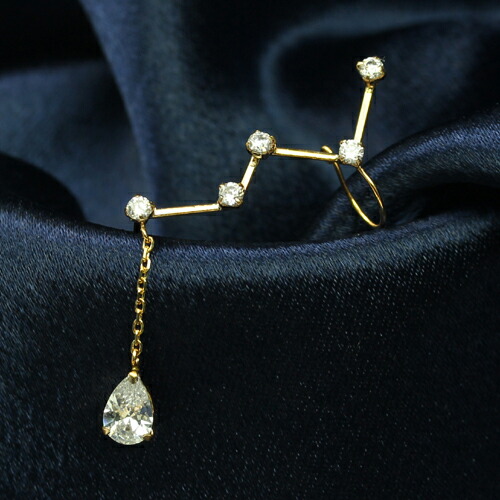 楽天市場】【最短当日出荷】【左耳用】北斗七星モチーフ 淡水パール