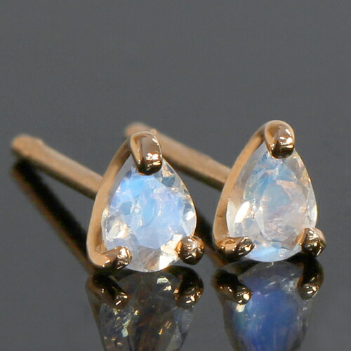 楽天市場 18k 18金 ピアス ロイヤルブルームーンストーン K18イエローゴールド ピンクゴールド ホワイトゴールド ピアス ポアーレ 6月誕生石 華奢 シンプル デザイン 誕生日プレゼント 女性 レディース K18 18金 ブランド Bizoux ビズー 送料無料 Cafe Fragrant Olive