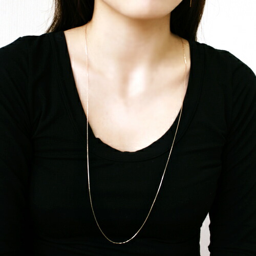 無料長期保証 あす楽対応 ロングネックレス レディース ゴールド 10金 ミラージュ 80cm ロングチェーンネックレス ピンクゴールド ホワイトゴールド K10 10k ペンダント 重ねづけ あずき アズキ 小豆チェーン 誕生日プレゼント 女性 華奢 シンプル 人気 おすすめ