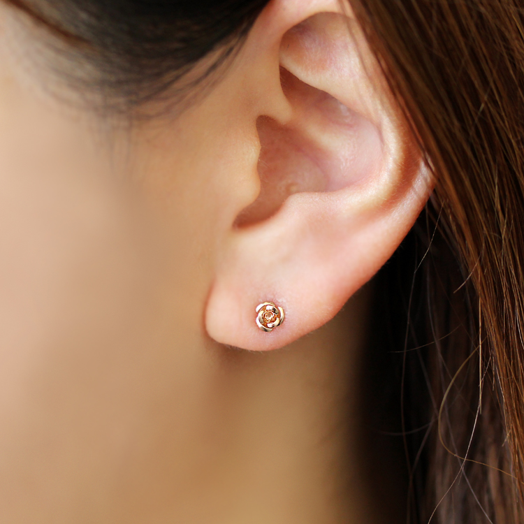 アンティーク #ピアス #ピンクゴールド #18PG-