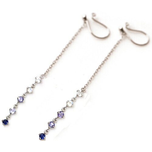 Kinmokusei Rakuten Global Market Color Jewel X Gold Color Jewel X Gold Earrings Wisteria Like Nagasaki 1 Year Old Shire