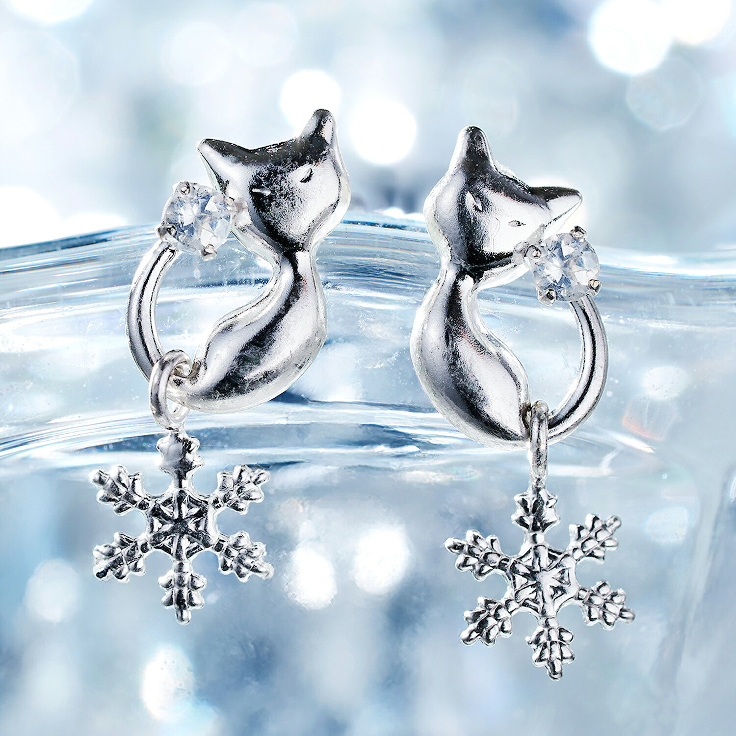 楽天市場】【最短当日出荷】猫モチーフ K18 K14 バイカラーゴールド