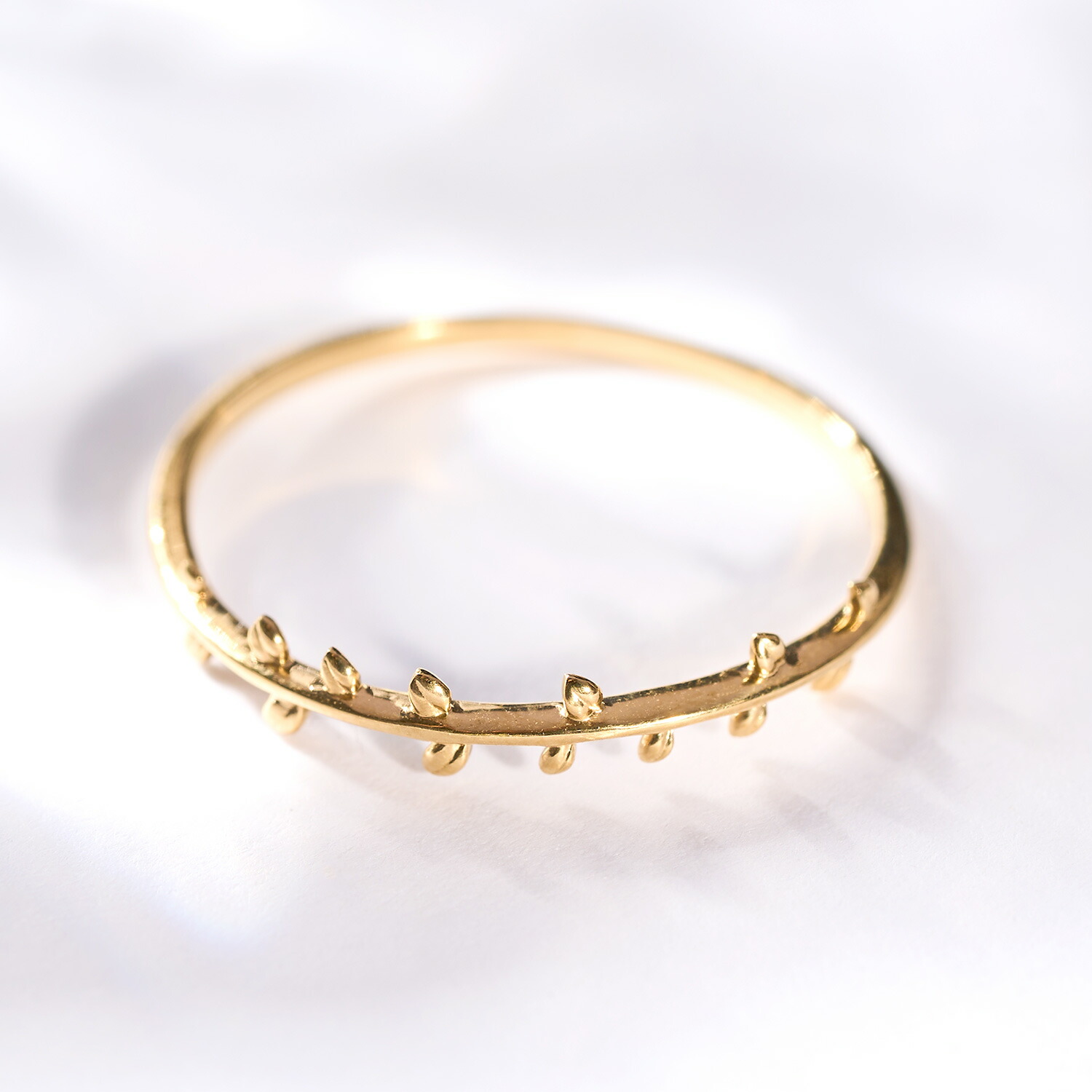 ボタニカルモチーフ K18 K10 ゴールド リング・ボタニア 日本製 18K 10K 18金 10金 シルバー925 地金 28,490円