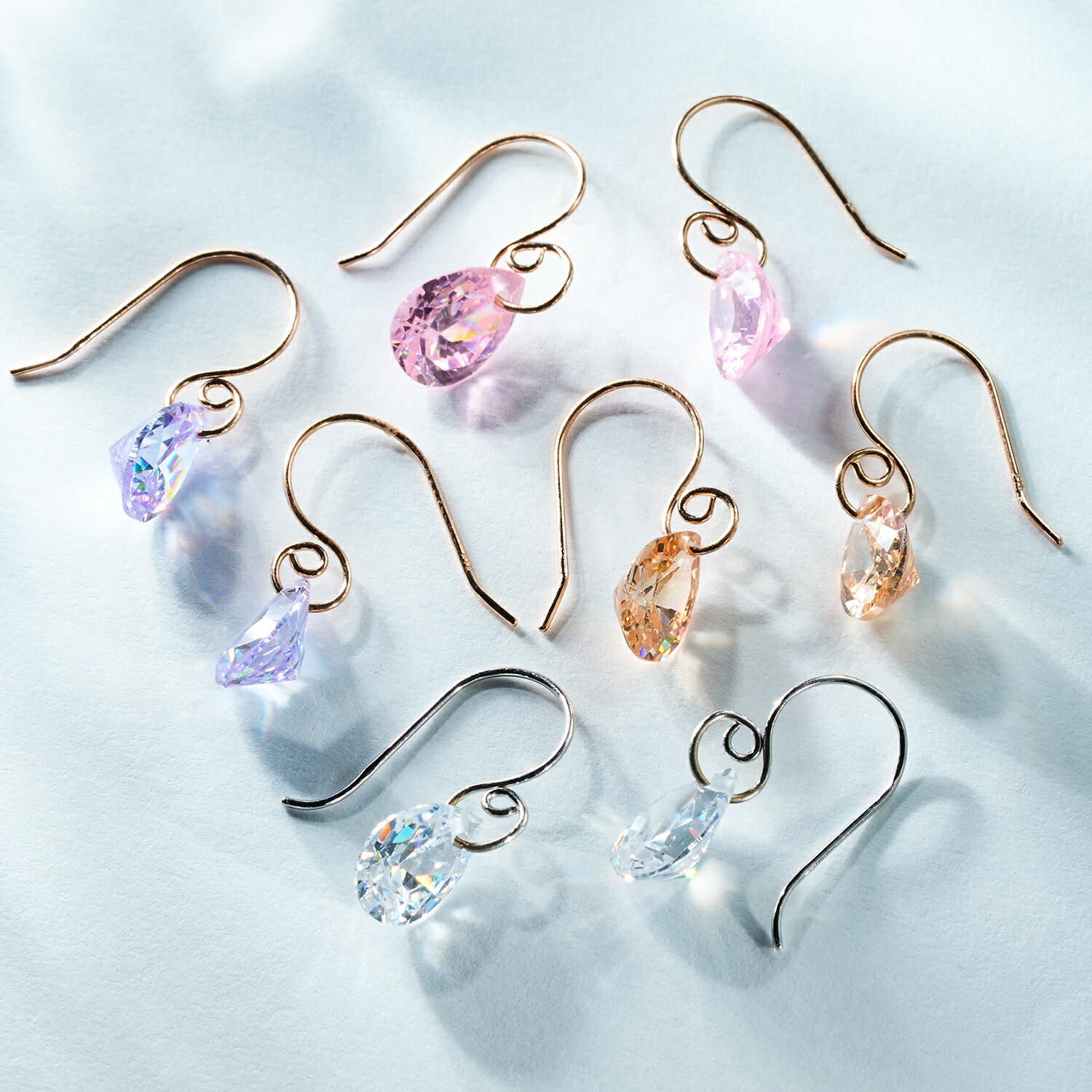 楽天市場】【3日以内出荷】直径5mm サンセットトパーズ K10 ピンク