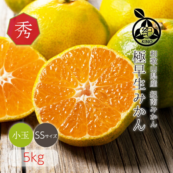 楽天市場】極早生みかん 送料無料【 秀品 SS サイズ 3kg