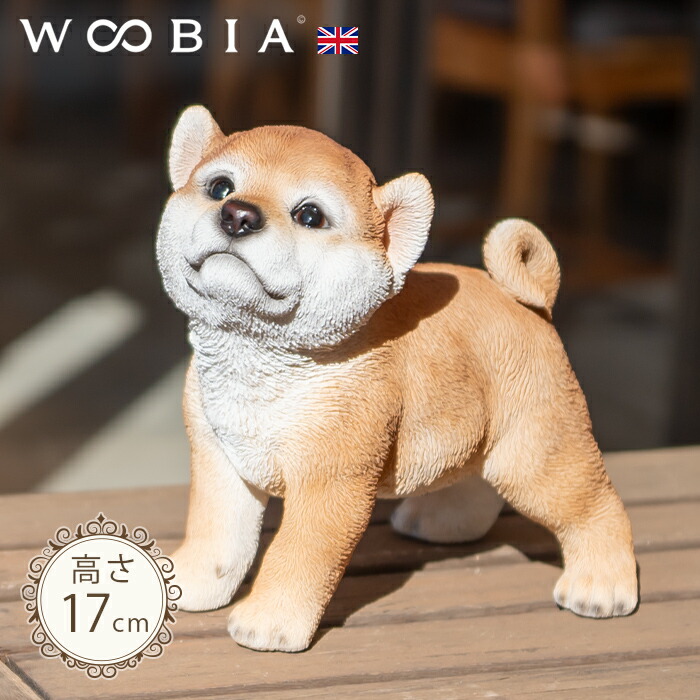 楽天市場】見上げるわんこ《 秋田犬 (17cm)》〔 WOOBIA ウービア