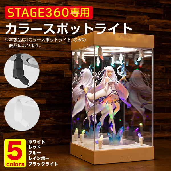 楽天市場】【高評価☆4.76】ホビージャパン 掲載 STAGE 360《Lサイズ》〔 フィギュアケース コレクションケース アクリルケース  国産アクリル LED 光る ターンテーブル 回る 回転 ミラー フィギュア プラモデル ケース ディスプレイ アクリル ディスプレイケース ステージ  ...