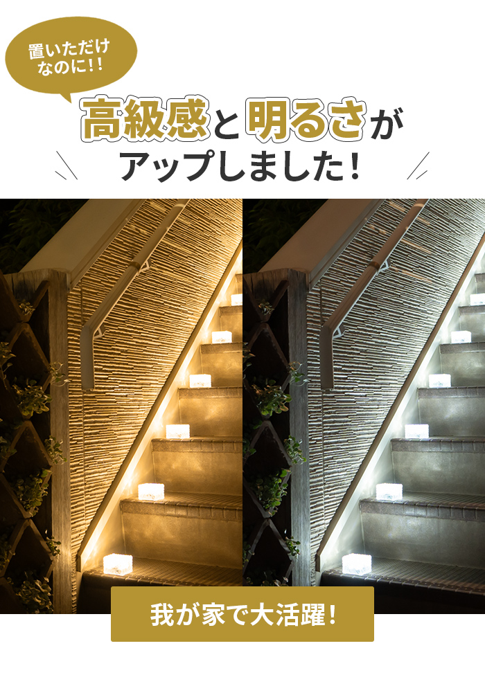 ソーラーライト SoLuck(ソラック) W1 W2【保証120日